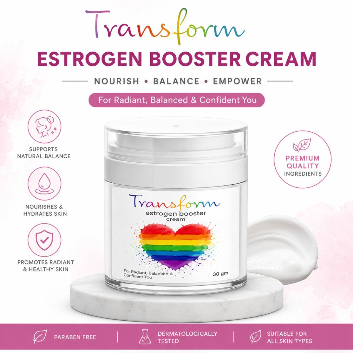 Transform Estrogen Booster Feminizing Cream 30g — photo 2